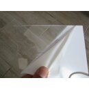 Polycarbonat-Platte 3 mm Zuschnitt 224 x 202 mm Kunststoffglas transparent