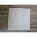 Tischplatte GetaLit® HPL eckig 450 x 450 mm Stärke 10 mm weiß