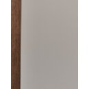 Tischplatte GetaLit® HPL trapezförmig 490(385) x 465 mm Stärke 10 mm weiß