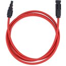 2 x 2 m Verlängerungskabel rot m. MC4 Stecker...