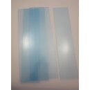 10 Stück Acryl XT-Platten 4 mm Zuschnitt 460 x 100 mm Kunststoffglas transparent