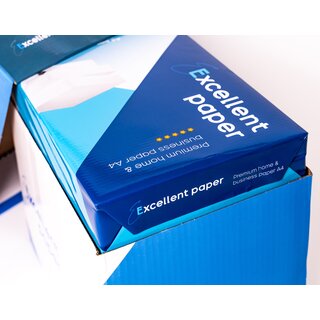 Professionelles Kopierpapier A4, 2500 Blatt, 80g/m, hochwei