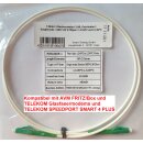 RIMANDIS® 1 Meter Glasfaserkabel LWL-Patchkabel Singlemode G657.A2 LC/APC-LC/APC Telekom FritzBox