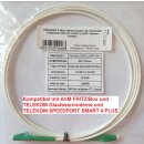 RIMANDIS® 2 Meter Glasfaserkabel LWL-Patchkabel Singlemode G657.A2 LC/APC-LC/APC Telekom FritzBox