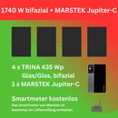 Balkonkraftwerk mit TRINA 1740Wp bifazial + Marstek Jupiter-C + Smartmeter